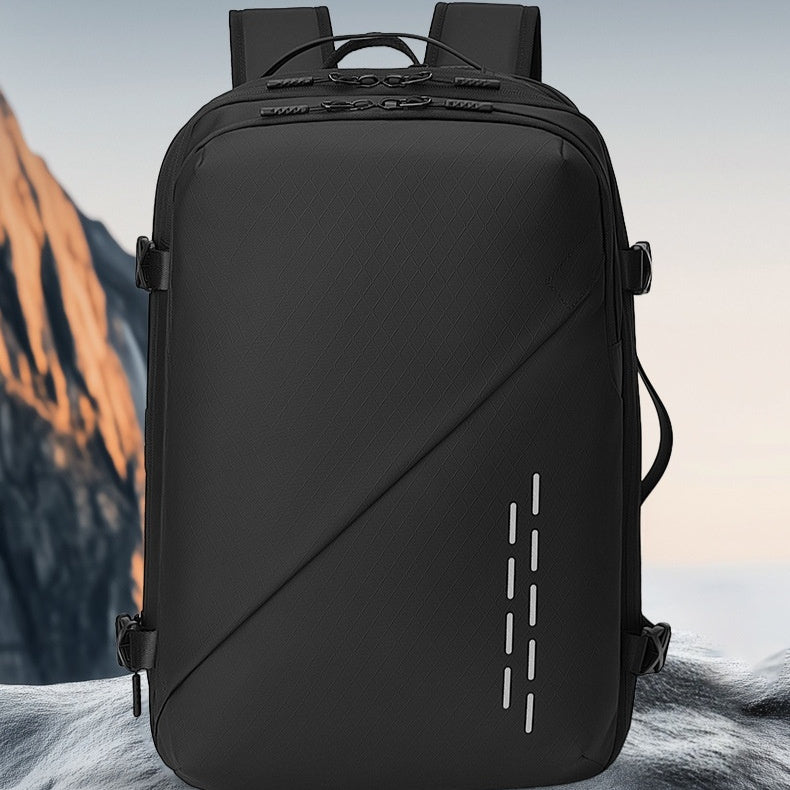 Mens Large-capacity Stylish Minimalist Vacuum-compressed Backpack