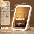 Student Dormitory Fill-light Desktop Vanity Mirror With Charging Function