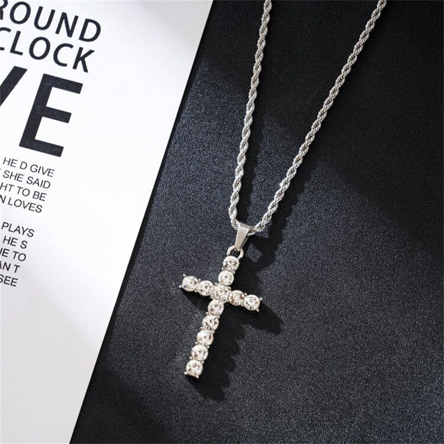 Diamond Pendant Necklace Men's Hip-hop Cold Wind