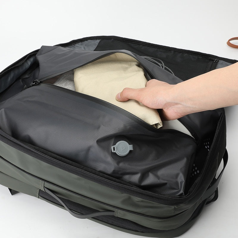 Mens Large-capacity Stylish Minimalist Vacuum-compressed Backpack