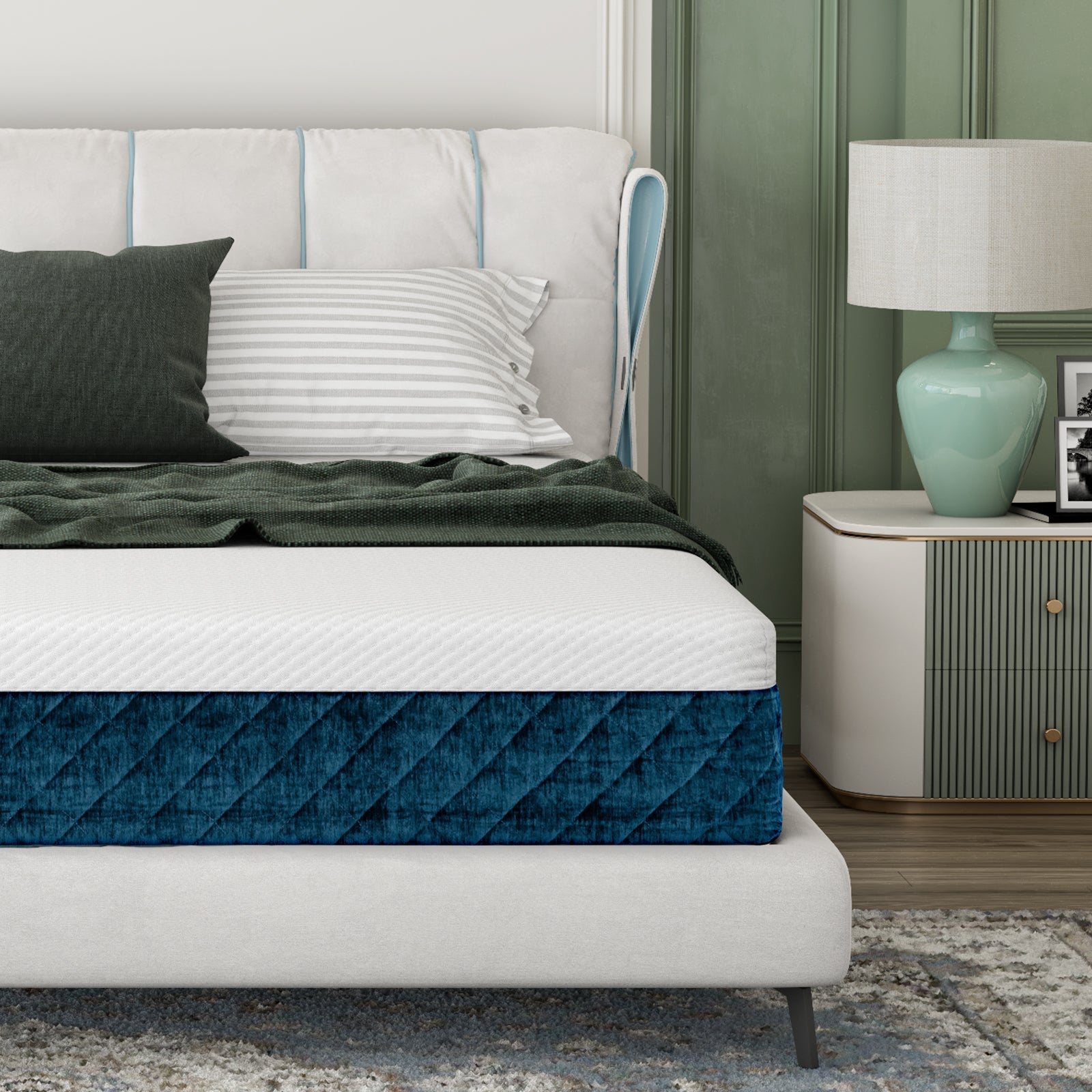 10 Inch Mattress with Jacquard Fabric Cover in a Box