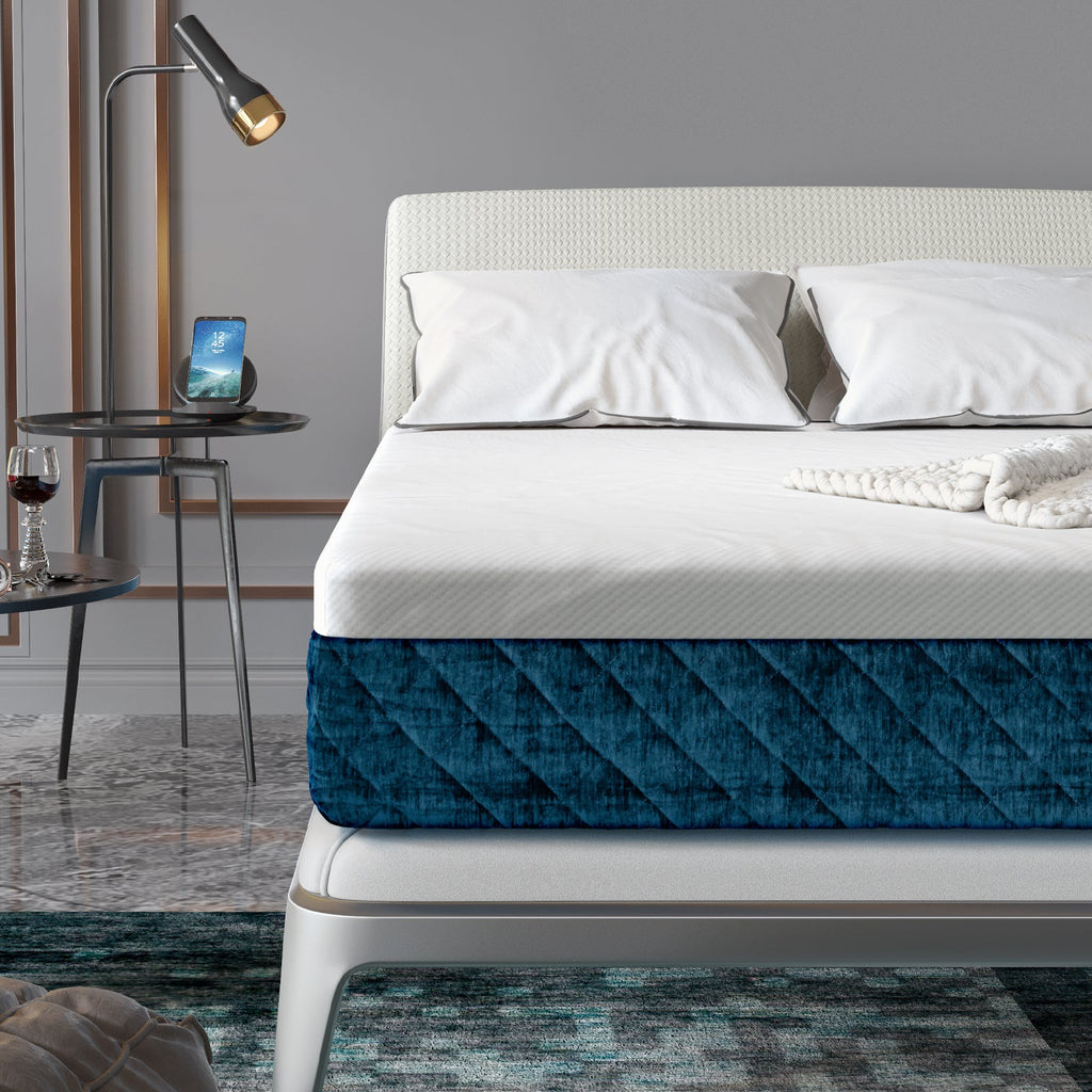 10 Inch Mattress with Jacquard Fabric Cover in a Box