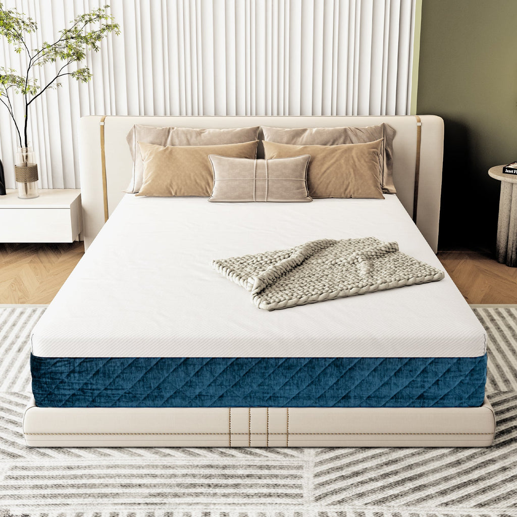 10 Inch Mattress with Jacquard Fabric Cover in a Box