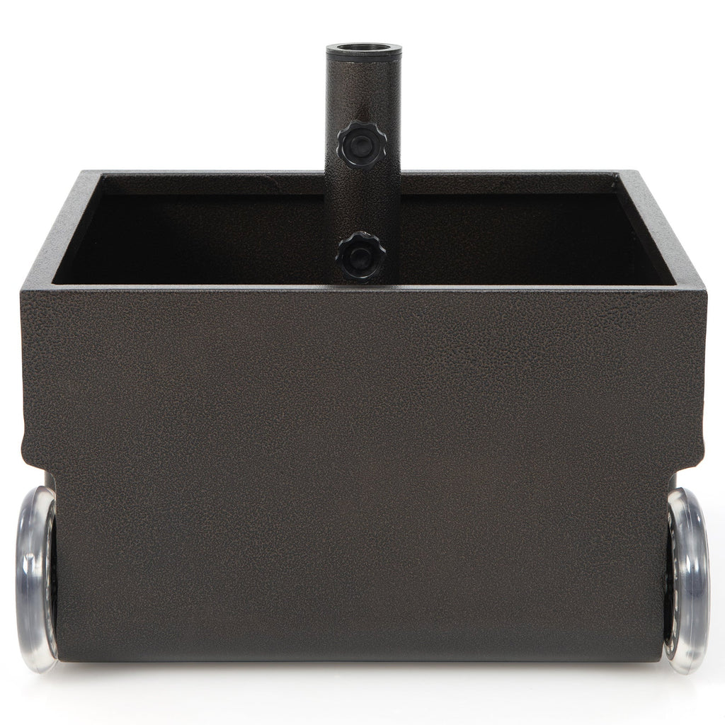 150 Pounds Patio Umbrella Base Stand Wheels Planter Outdoor