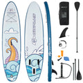 11 ft Inflatable Stand Up Paddle Board Surfboard with Aluminum Paddle Pump