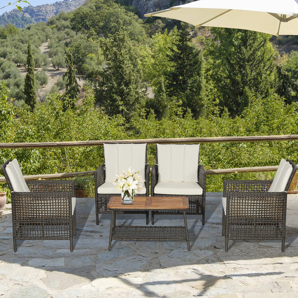 10 FT Patio Cantilever Umbrella with 360° Rotation and Air Vent for Backyard and Poolside