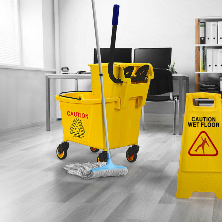 Press Wringer Commercial Mop Bucket