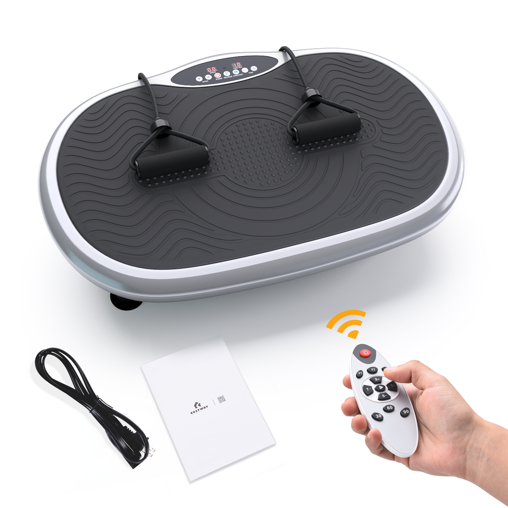 Mini Vibration Body Fitness Platform with Loop Bands