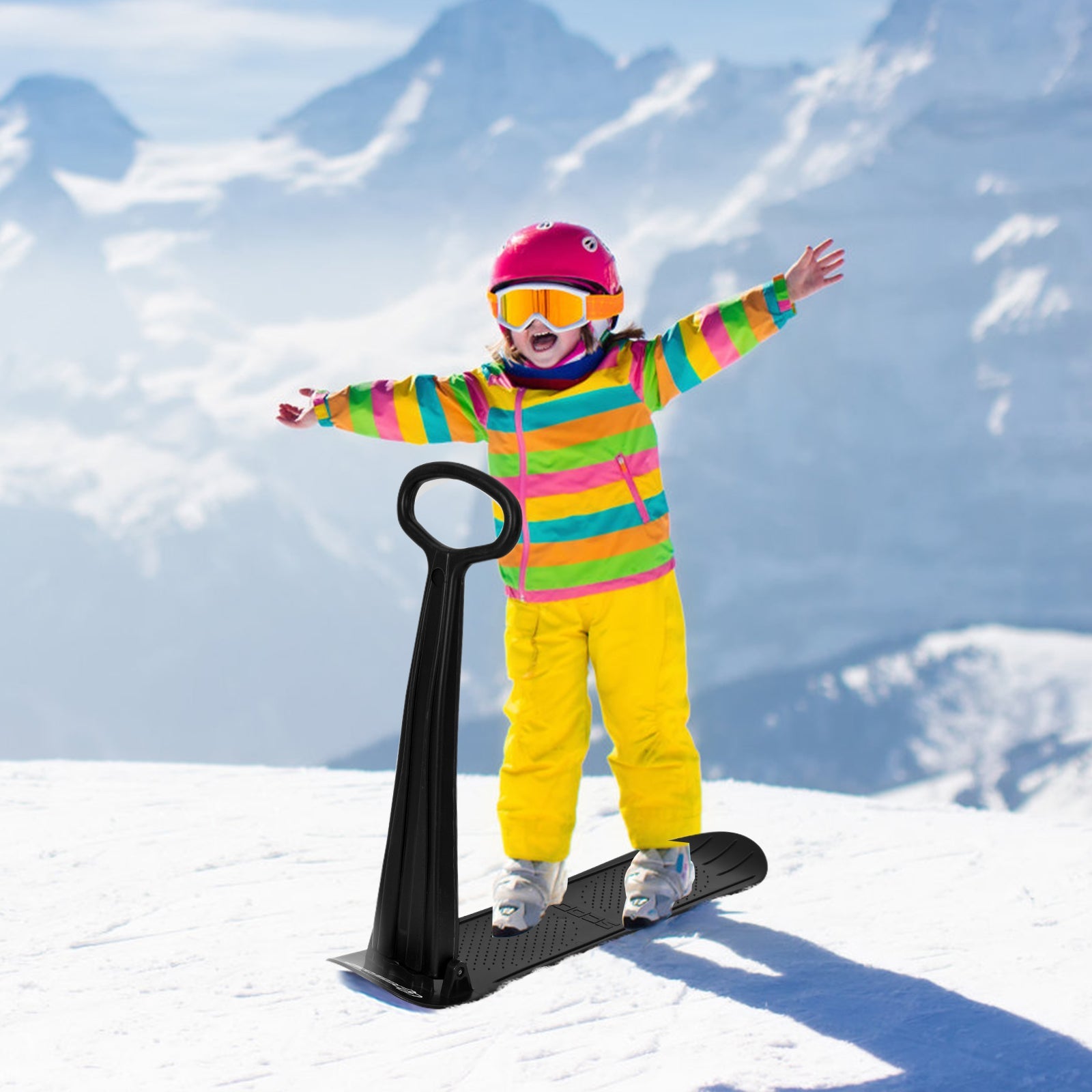 1-Rider Snow Scooter with Grip Handle