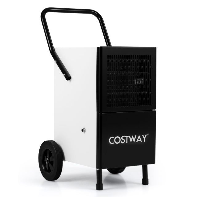 Commercial Dehumidifier and Heavy‑Duty Metal Floor Fan Combo