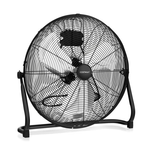 Commercial Dehumidifier and Heavy‑Duty Metal Floor Fan Combo